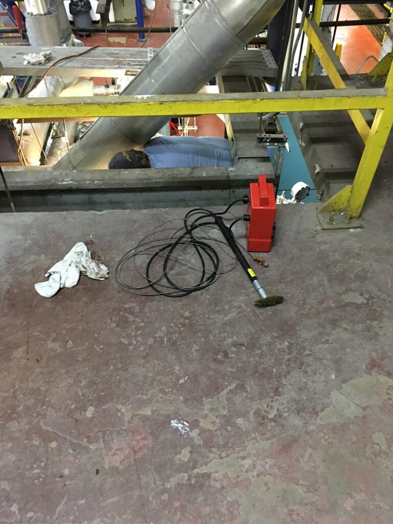 Máquina de teste de faísca.